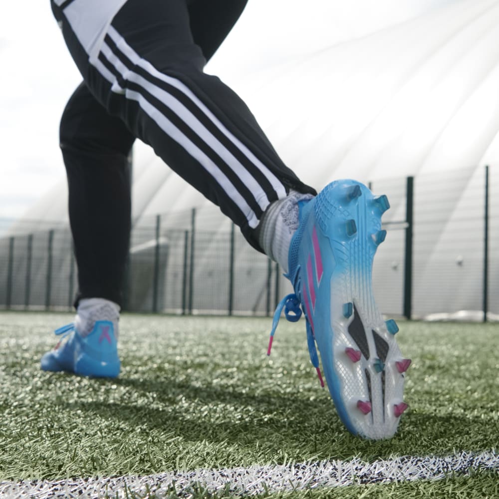 Botas para terreno firme adidas X Speed ​​Flow 1 FG Sky Rush/Rosa