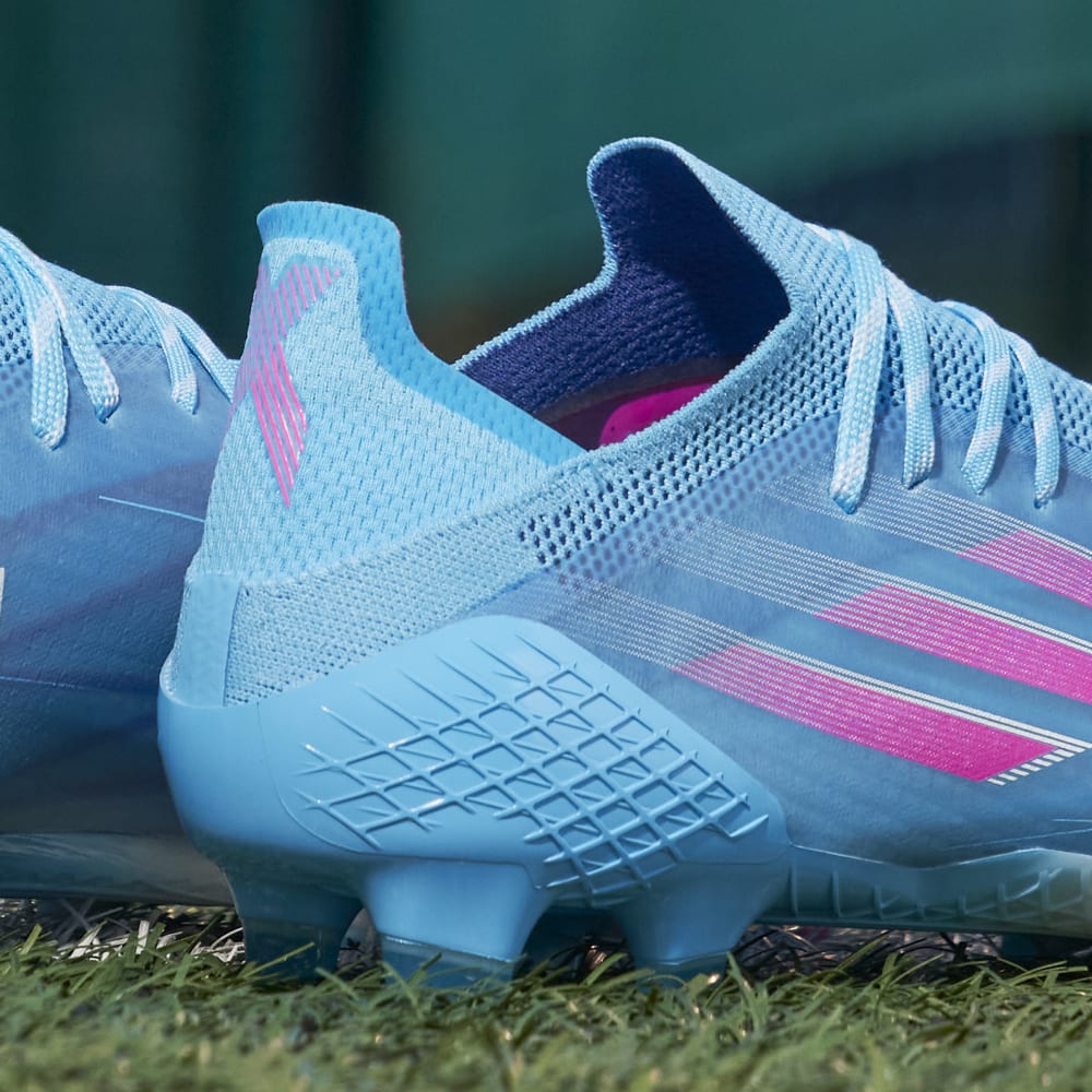 Botas para terreno firme adidas X Speed ​​Flow 1 FG Sky Rush/Rosa