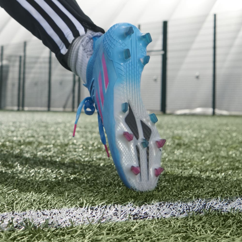 Botas para terreno firme adidas X Speed ​​Flow 1 FG Sky Rush/Rosa