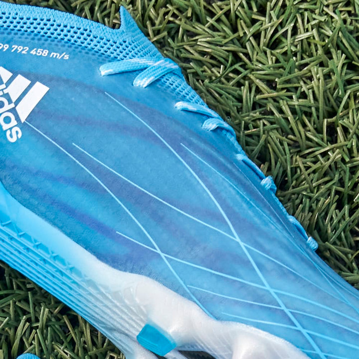 Botas para terreno firme adidas X Speed ​​Flow 1 FG Sky Rush/Rosa
