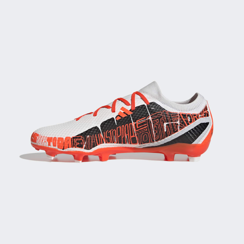 adidas Speed Portal Messi.3 FG Firm Ground Soccer Cleats White/Red