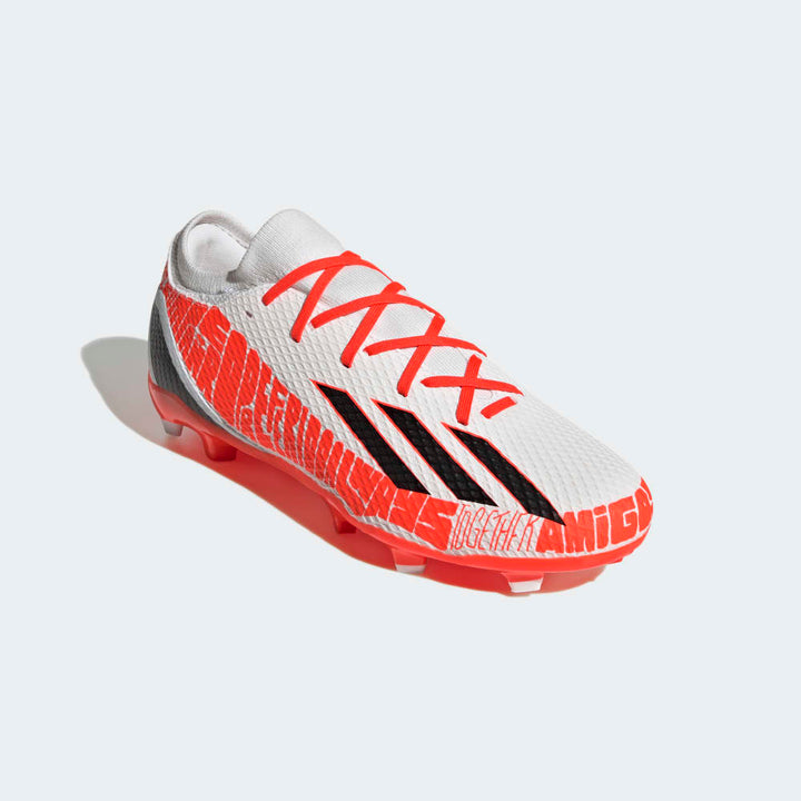 adidas Speed Portal Messi.3 FG Firm Ground Soccer Cleats White/Red