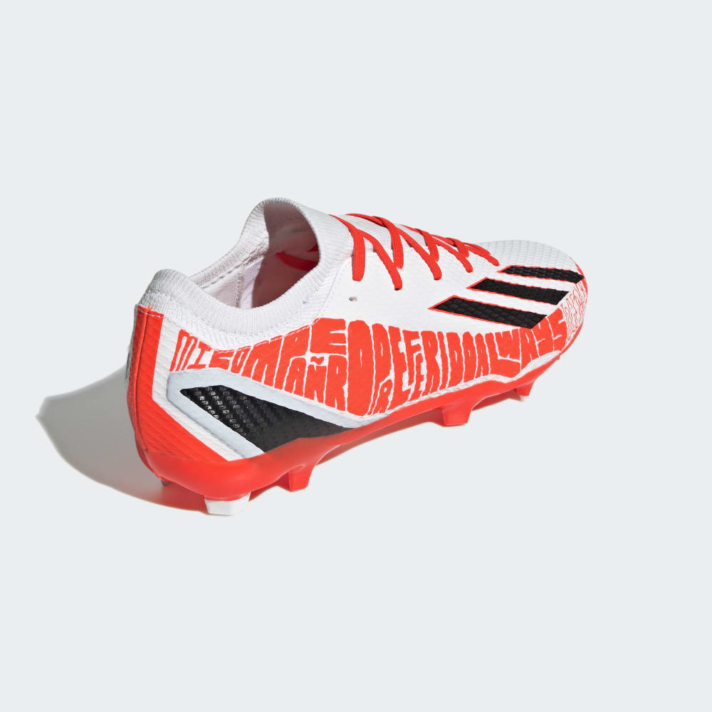 adidas Speed Portal Messi.3 FG Firm Ground Soccer Cleats White/Red