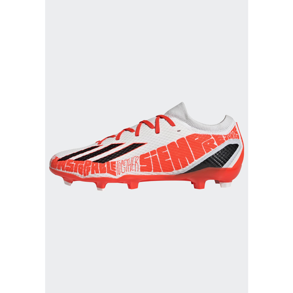 adidas Speed Portal Messi.3 FG Firm Ground Soccer Cleats White/Red