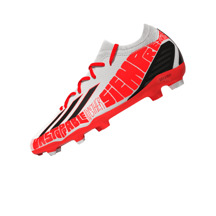 adidas Speed Portal Messi.3 FG Firm Ground Soccer Cleats White/Red