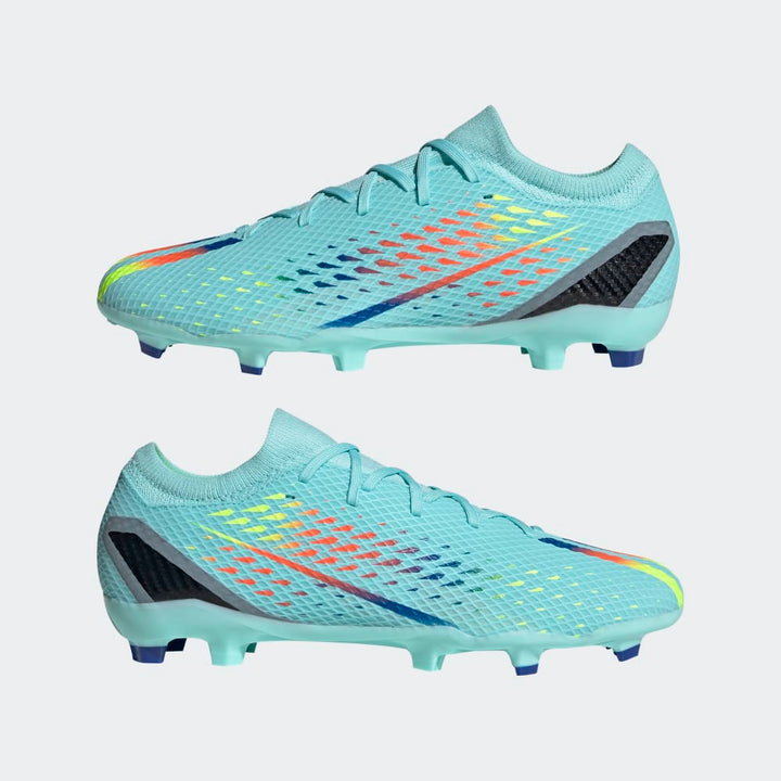adidas Speed Potal 3 FG Firm Ground Football Boots Aqua/Blue/Yellow