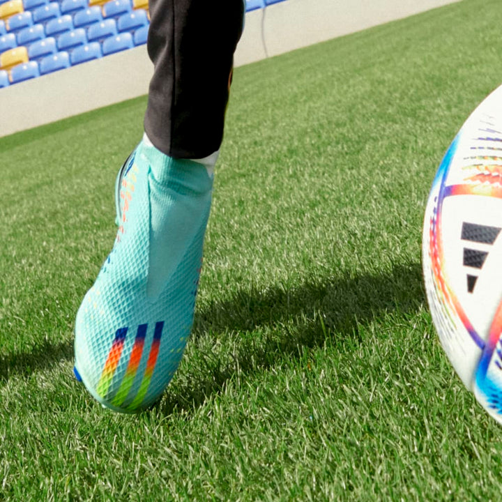 adidas Speed Potal 3 FG Firm Ground Football Boots Aqua/Blue/Yellow