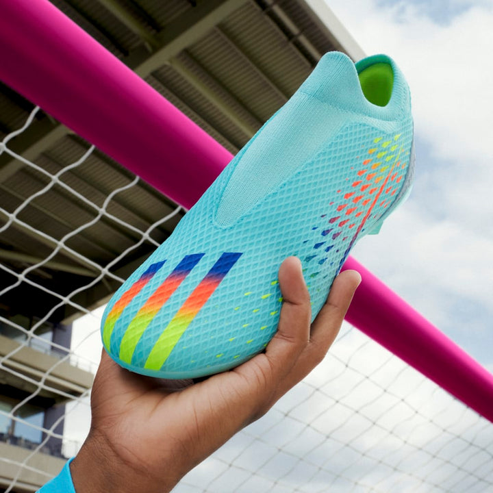 adidas Speed Potal 3 FG Firm Ground Football Boots Aqua/Blue/Yellow