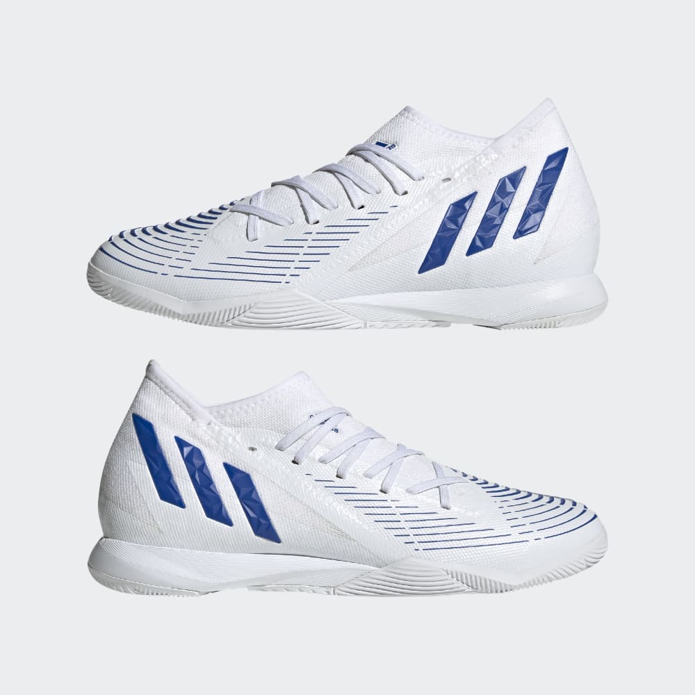 adidas Predator Edge 3 IN Indoor Boots White/Blue