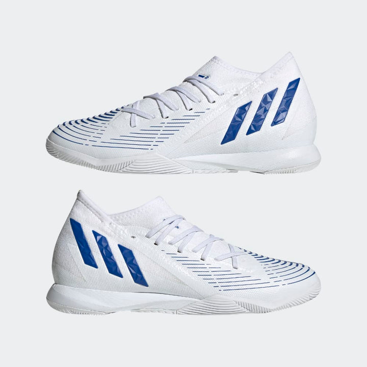 adidas Predator Edge 3 IN Indoor Boots White/Blue