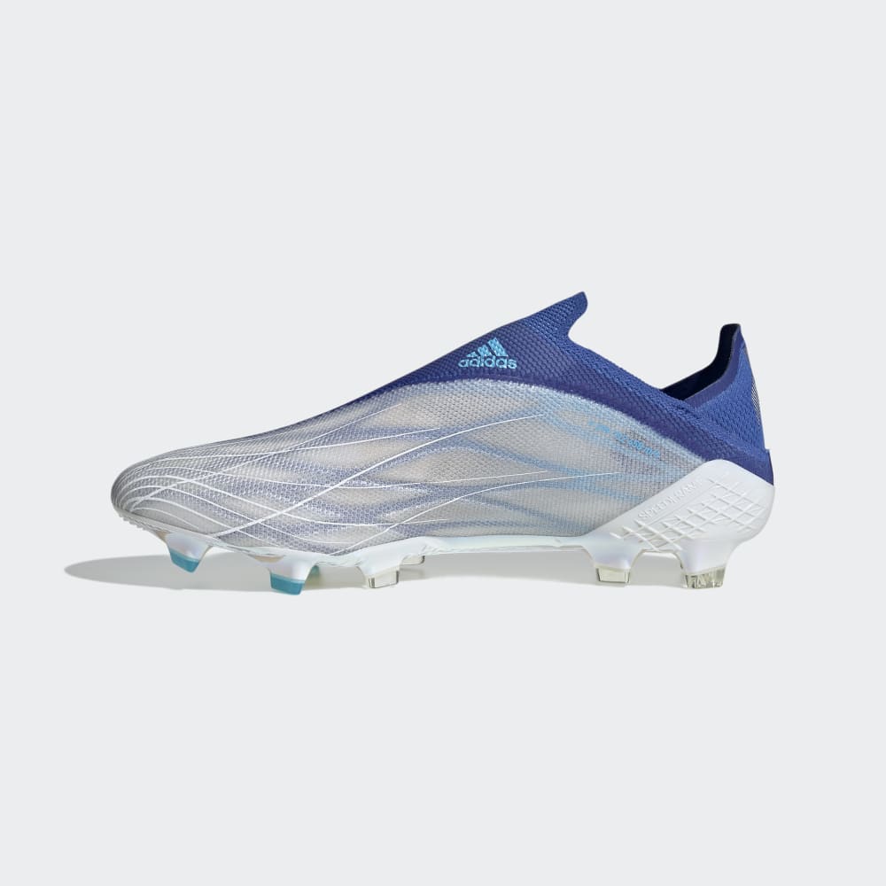 adidas Speedflow+ FG Firm Ground Boots White/Indigo/Sky