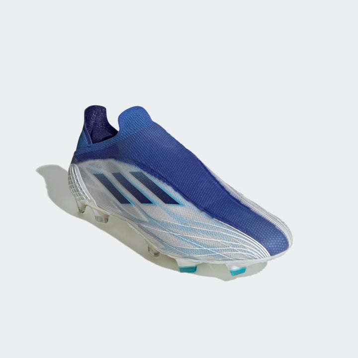 adidas Speedflow+ FG Firm Ground Boots White/Indigo/Sky