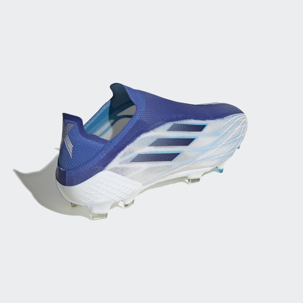 adidas Speedflow+ FG Firm Ground Boots White/Indigo/Sky