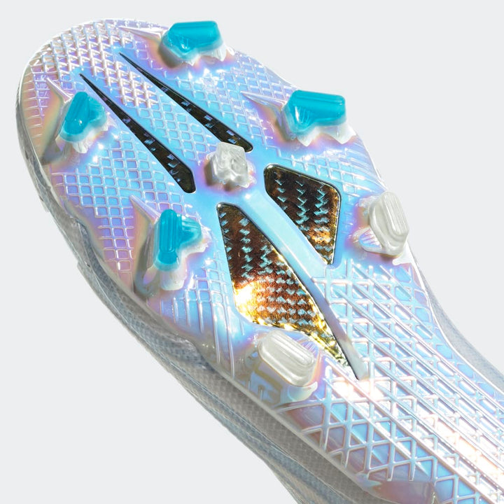 adidas Speedflow+ FG Firm Ground Boots White/Indigo/Sky