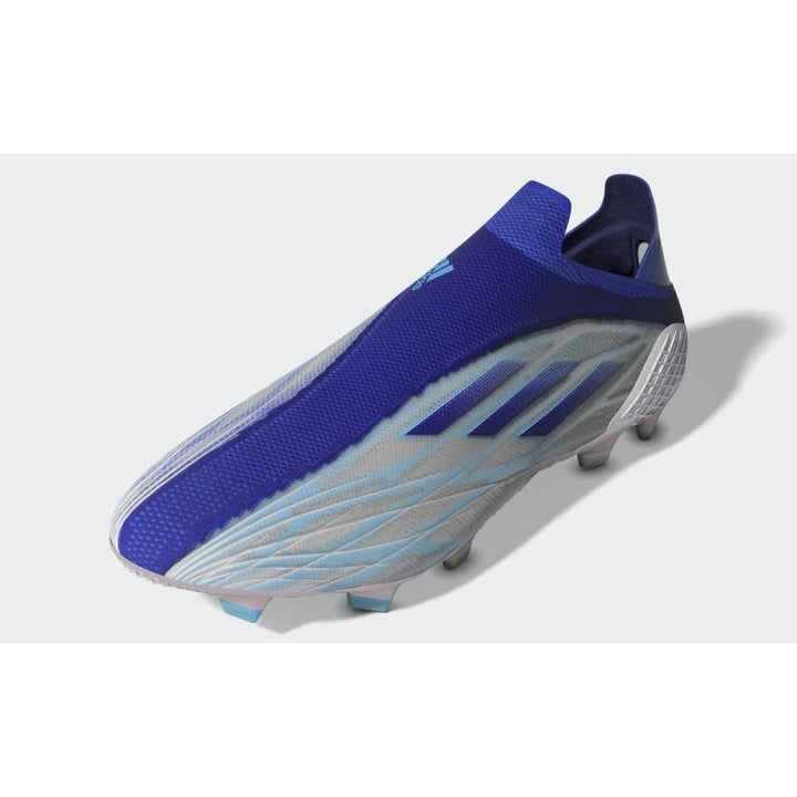 adidas Speedflow+ FG Firm Ground Boots White/Indigo/Sky