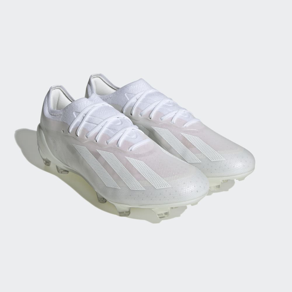 adidas X Crazyfast.1 FG Firm Ground Soccer Cleats White/White