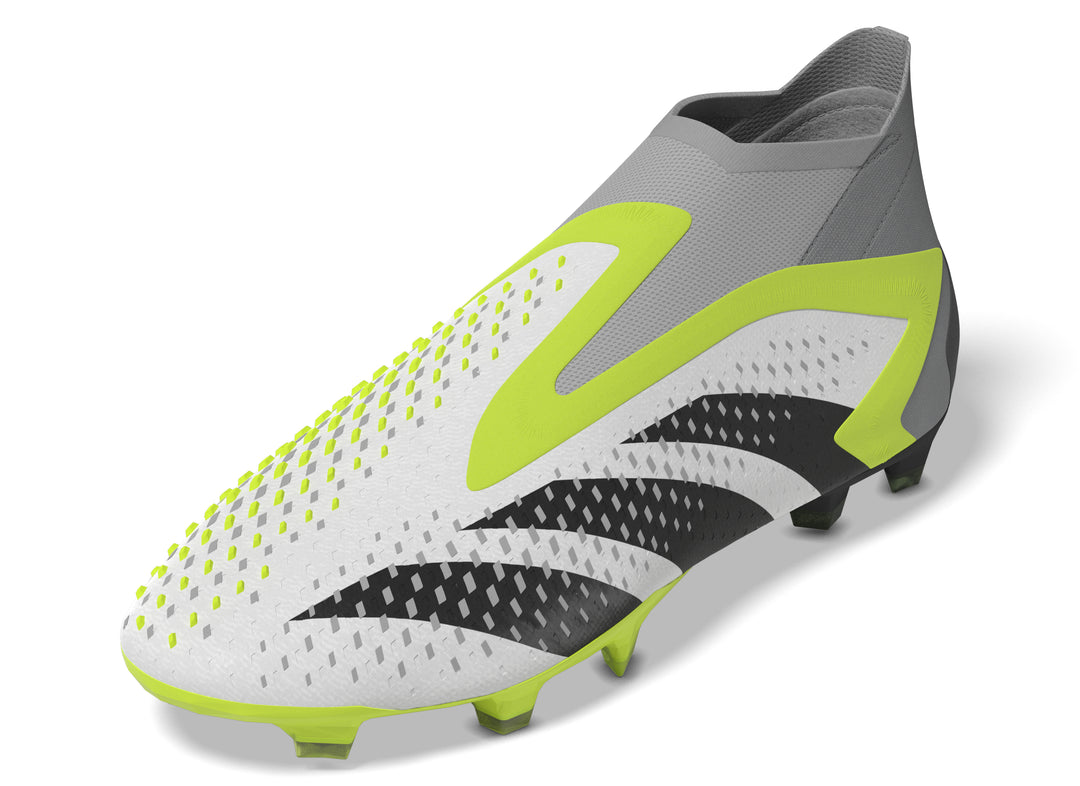 adidas Predator Accuracy+ FG Firm Ground Cleats White/Black