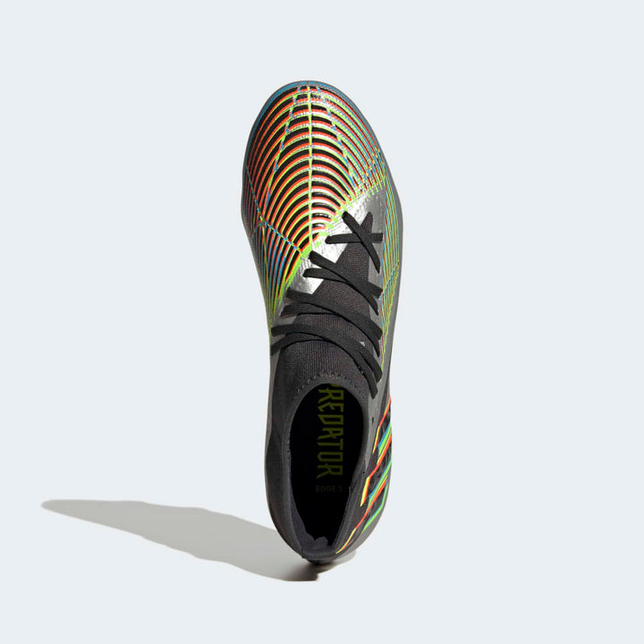 adidas Predator Edge.3 FG Firm Ground Soccer Cleats Silver/Black
