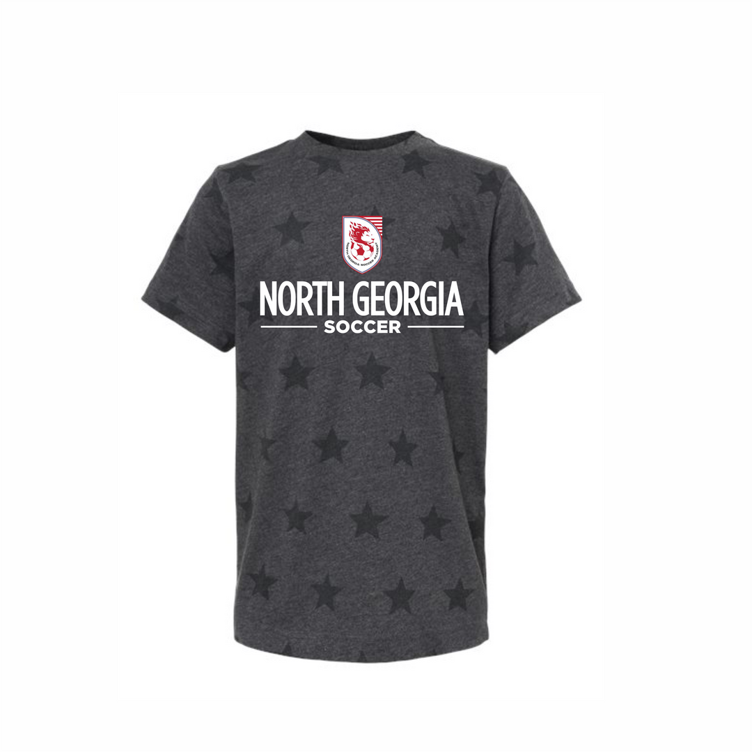 NGSA Star Print Tee Youth Grey