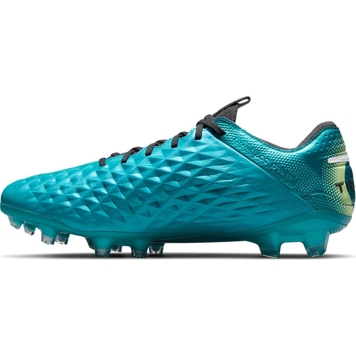 Nike Tiempo Legend 8 Elite FG Firm Ground Football Boots Aquamarine/White/Lime