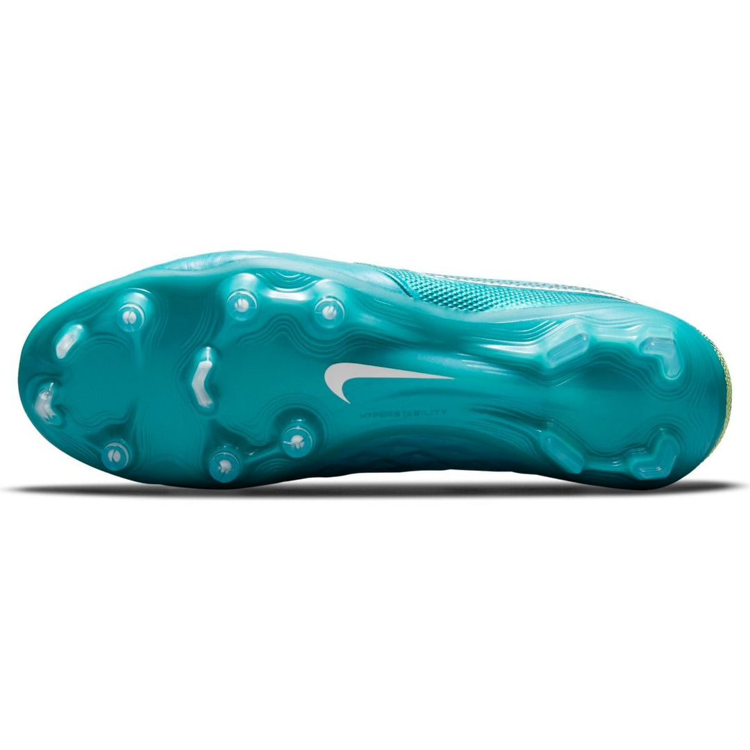 Nike Tiempo Legend 8 Elite FG Firm Ground Football Boots Aquamarine/White/Lime