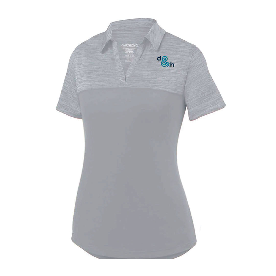 D&H Ladies Shadow Tonal Polo