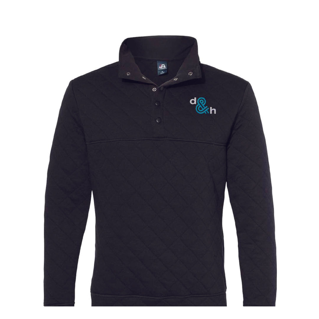 D&H Adult Quilted Snap Pullover