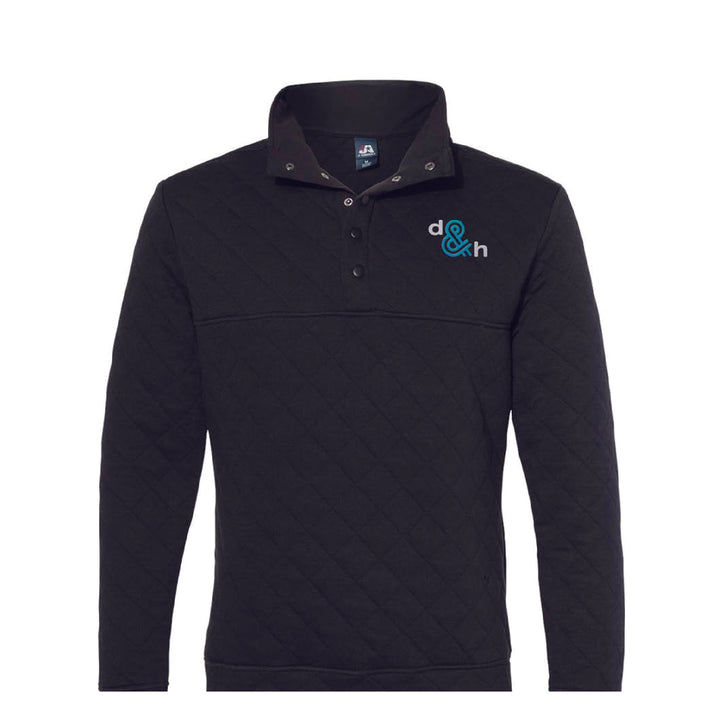 D&H Adult Quilted Snap Pullover