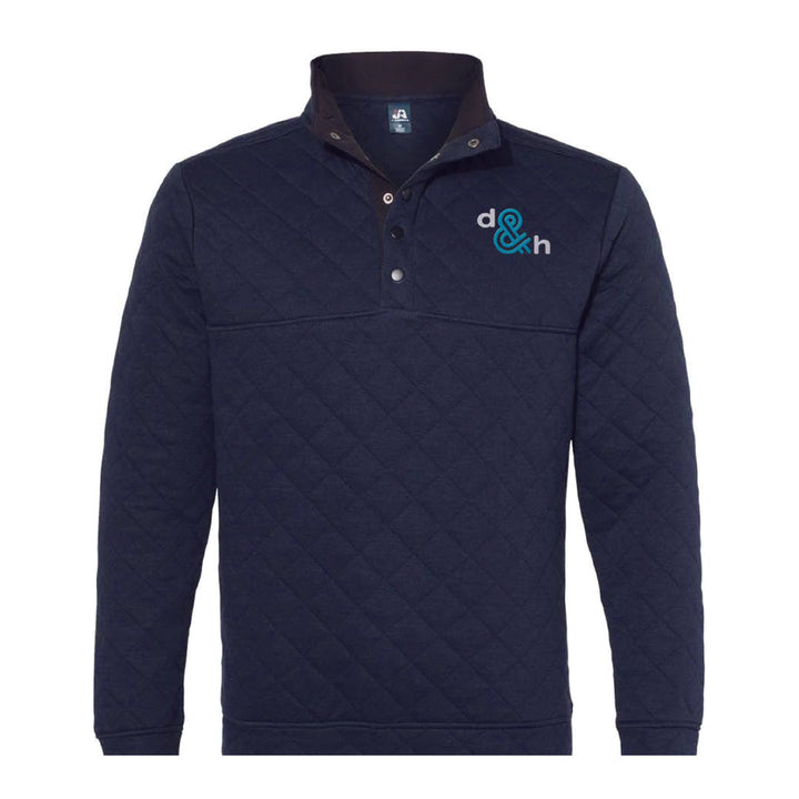 D&H Adult Quilted Snap Pullover