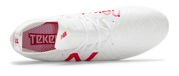 New Balance Tekela Pro FG Firm Ground Football Boots White/Red