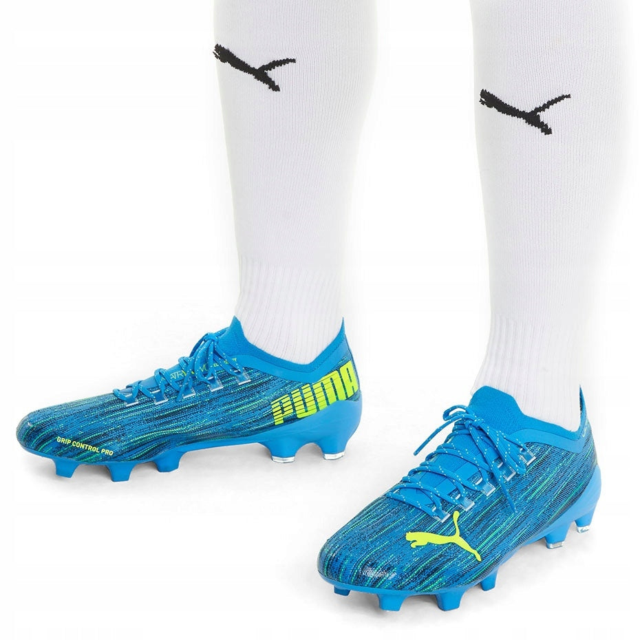 Puma Ultra 1.2 FG Firm Ground Boots Blue/Yellow
