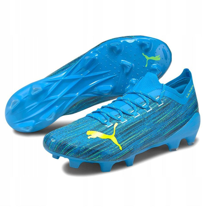 Puma Ultra 1.2 FG Firm Ground Boots Blue/Yellow
