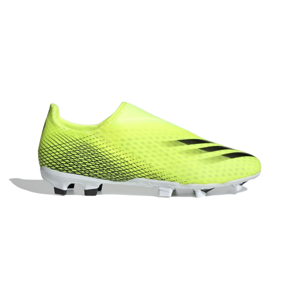 adidas X Ghosted 3 FG Laceless Firm Ground Boots Yellow/Black