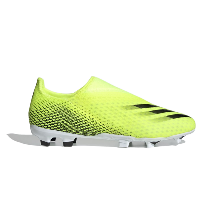 adidas X Ghosted 3 FG Laceless Firm Ground Boots Yellow/Black