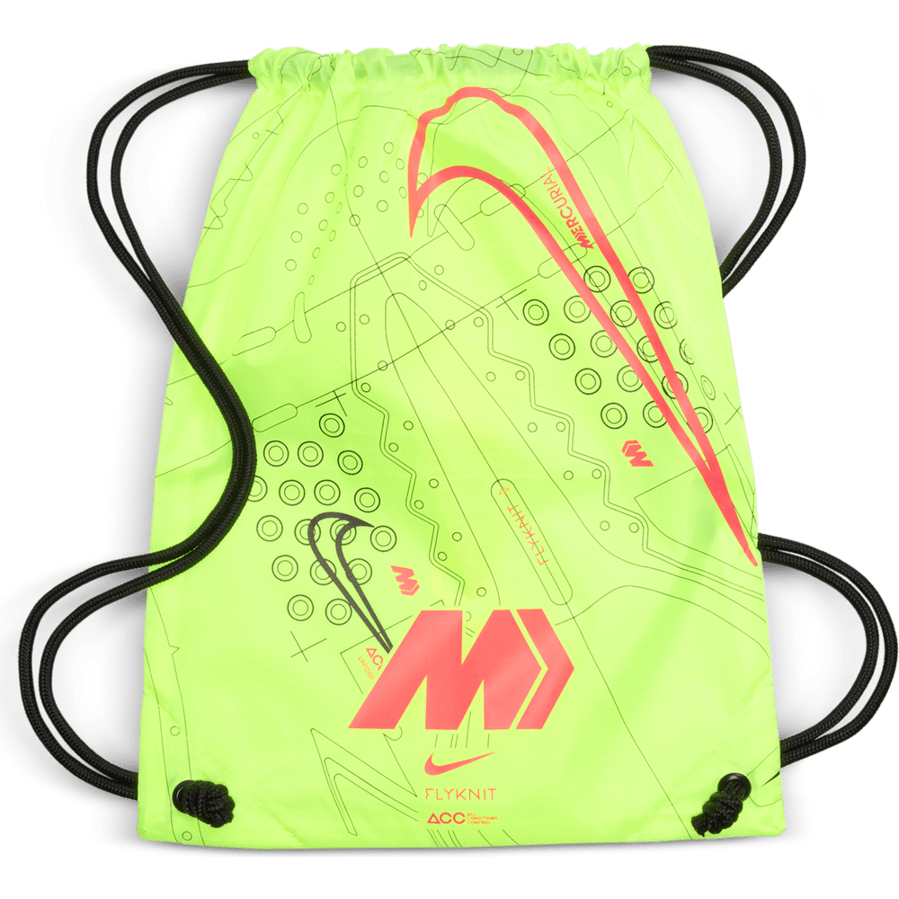 Nike Mercurial Superfly 8 Elite FG firm Ground Football Boots Volt/Bright Crimson