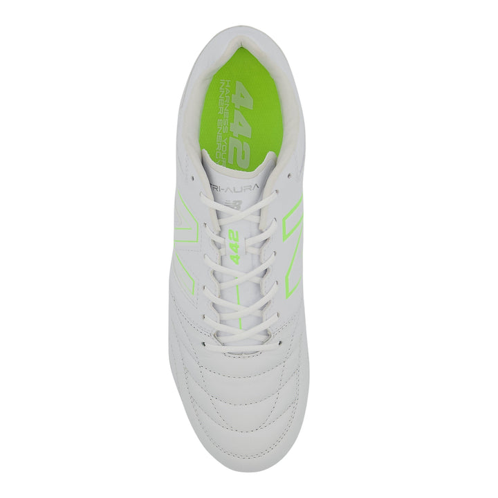 New Balance 442 V2 PRO FG Firm Ground Cleats White