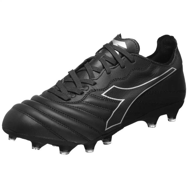 Diadora Brasil Elite LT LP 12 FG Firm Ground football Boots Black