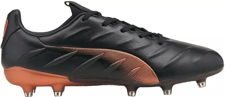 Botas de fútbol para superficies múltiples Puma King Platinum 21 FG/AG Negro/Bronce