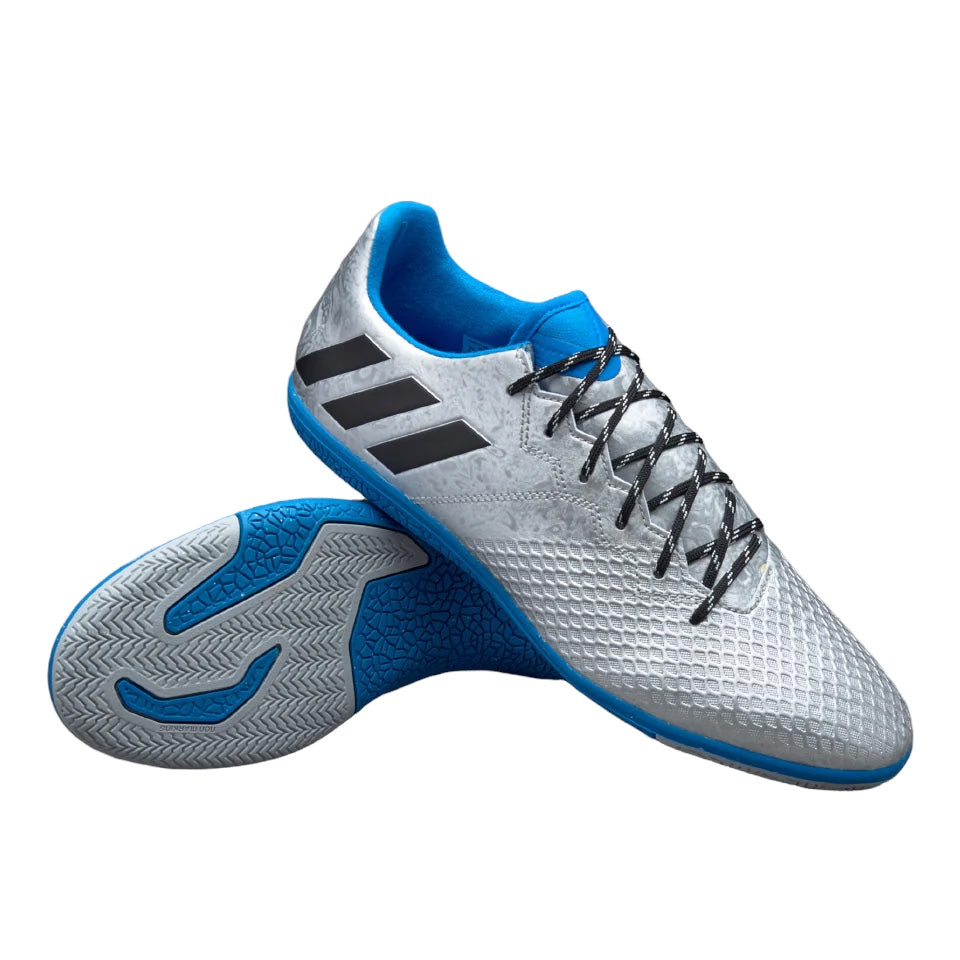 adidas Messi 16.3 IN Plata Metálico/Negro Núcleo