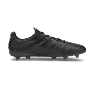 Botas de fútbol para superficies múltiples Puma King Platinum 21 FG/AG Negro/Blanco